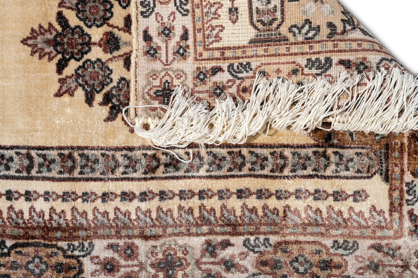 Beige Premium Viscose Prayer Mat