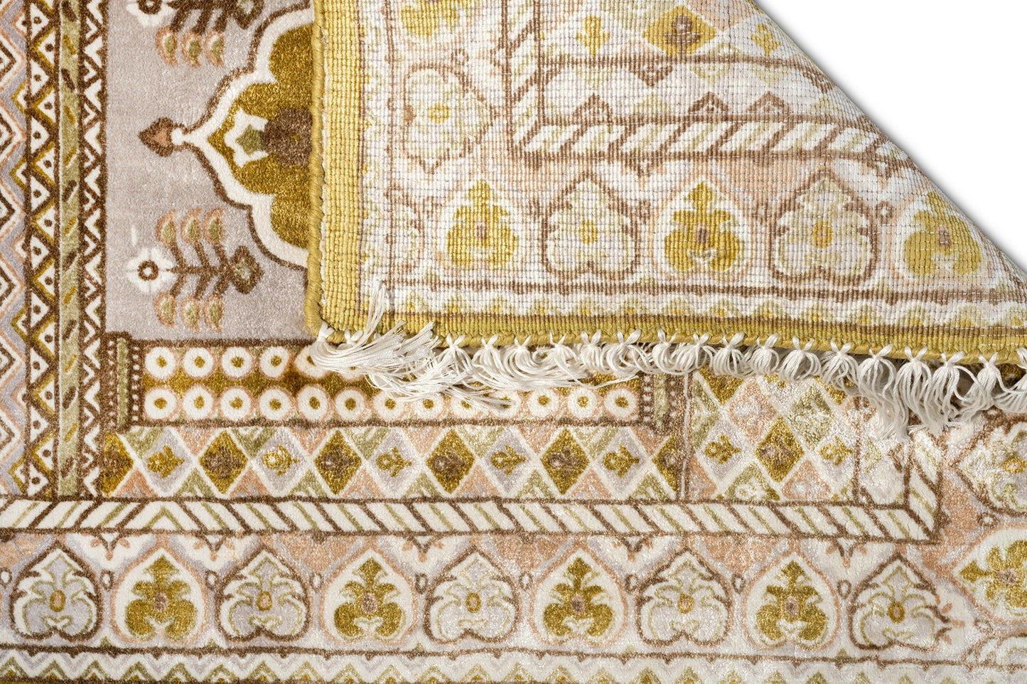 Mustard Viscose Prayer Mat