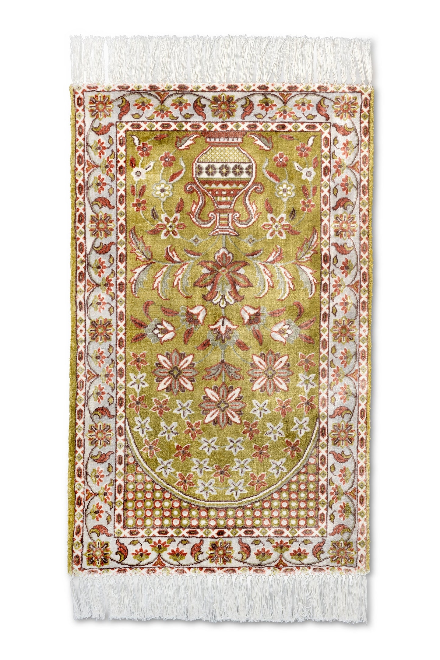 Light Gold Premium Muslim Prayer Rug