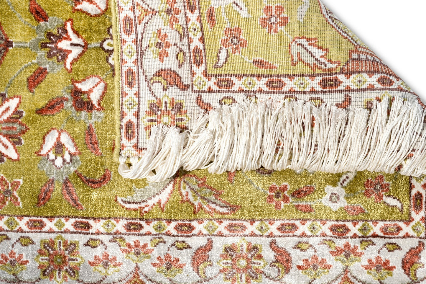 Light Gold Muslim Prayer Rug