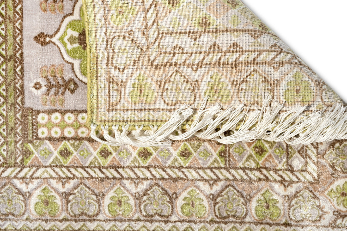 Gold & Beige Viscose Islamic Mat