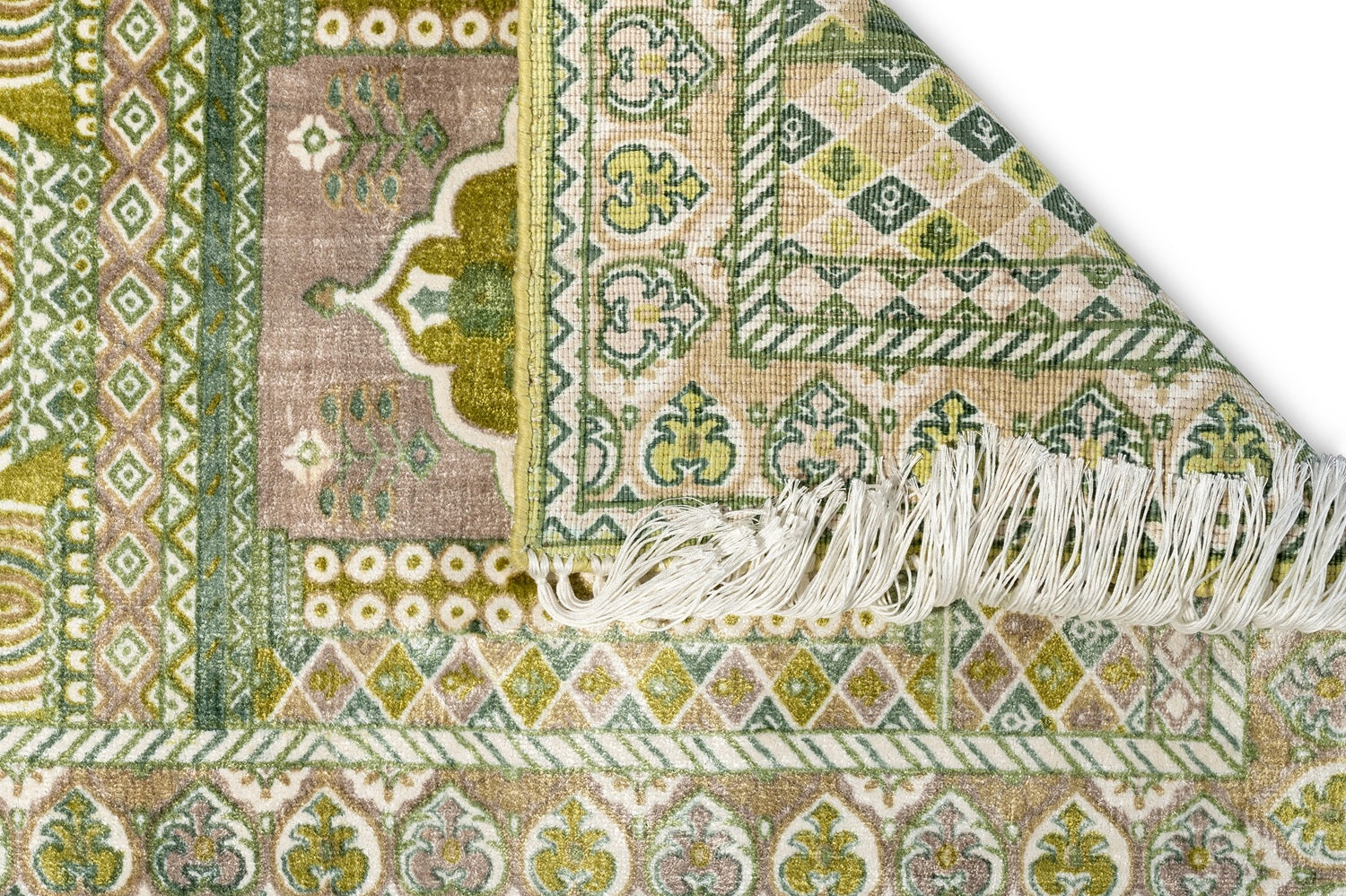 Dark Gold Viscose Prayer Mat