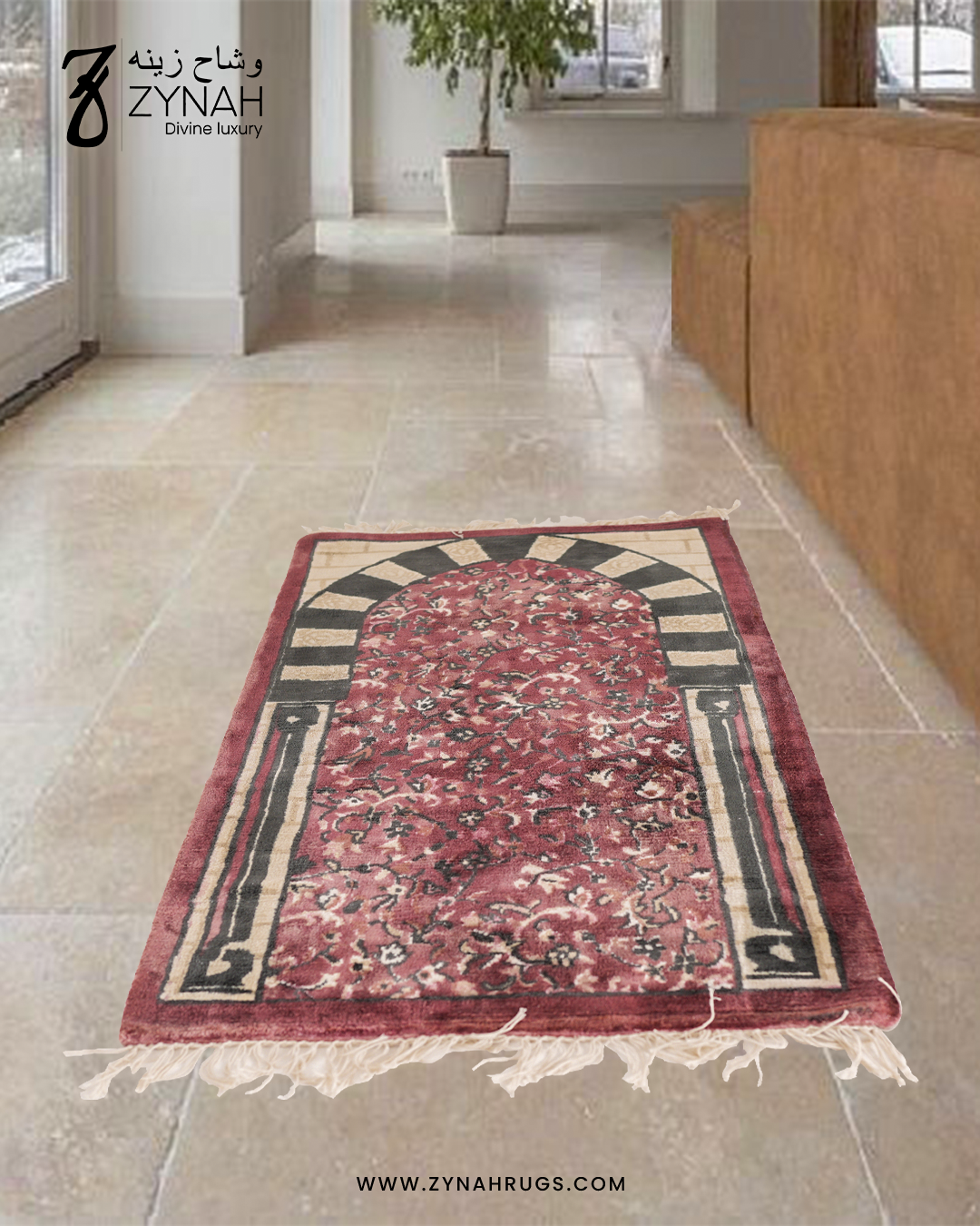 Blissful Dusk Viscose Prayer Mat