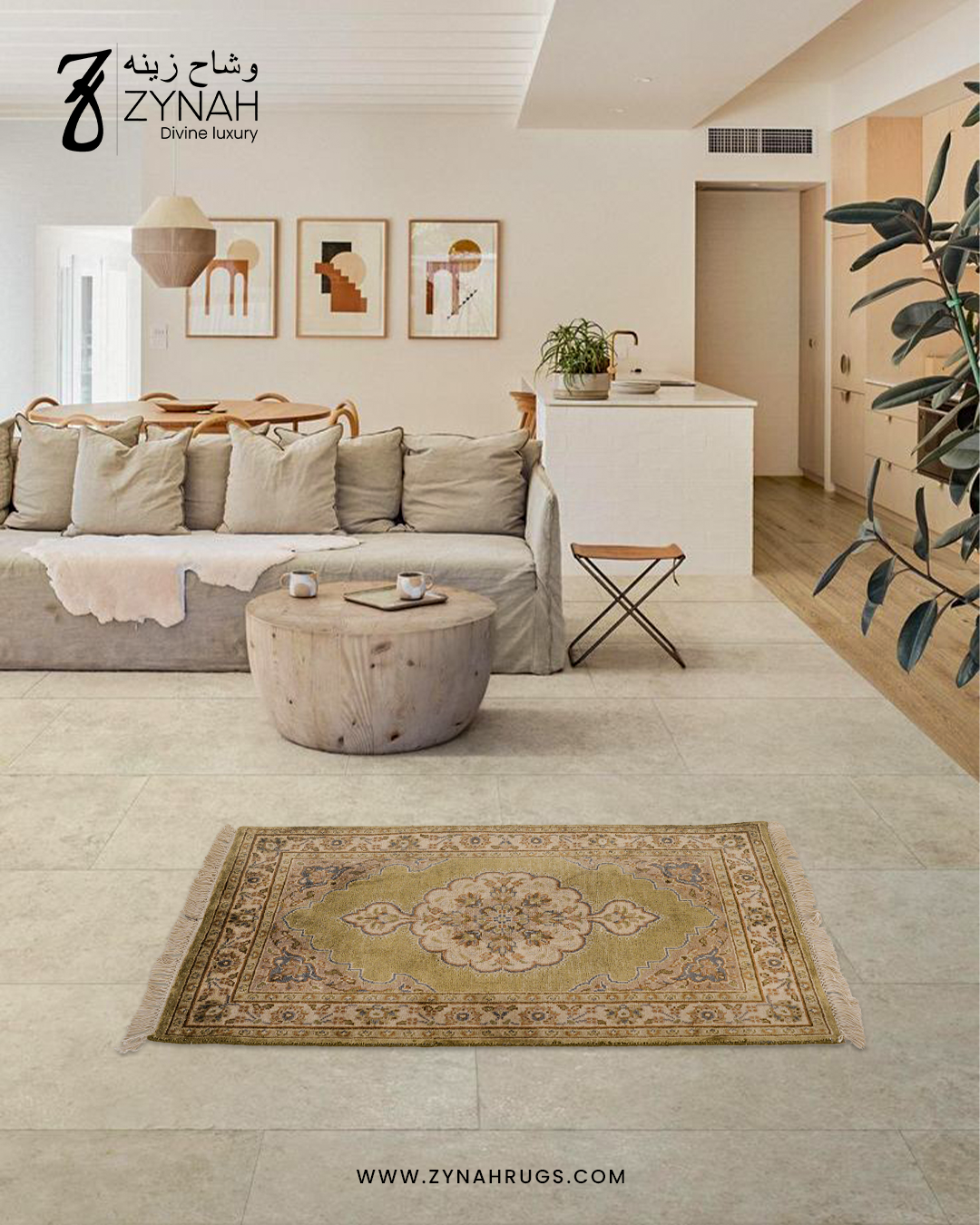 Blessed Stillness Silk Prayer Mat