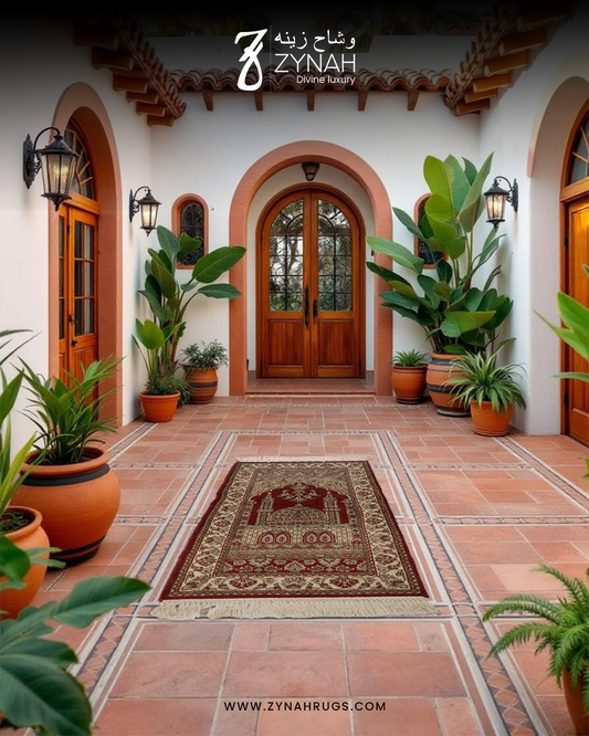 Calm Horizon Wool Prayer Mat