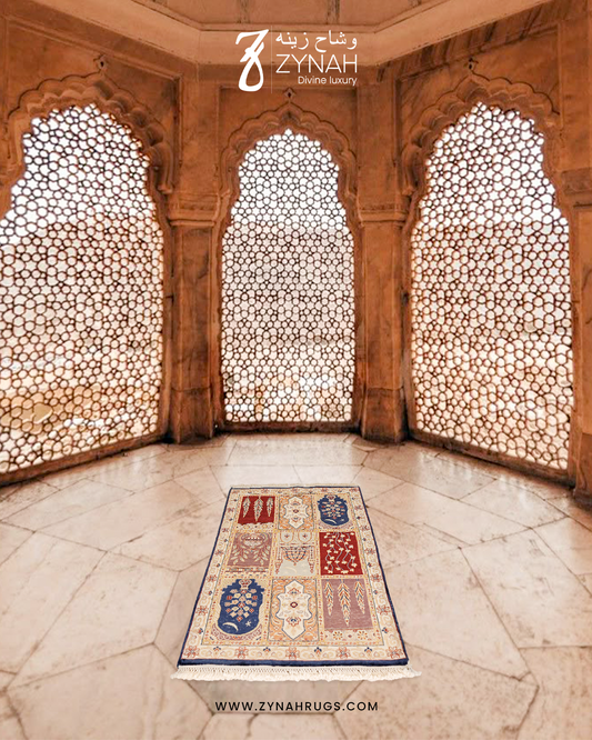 Garden of Duas Silk Prayer Mat