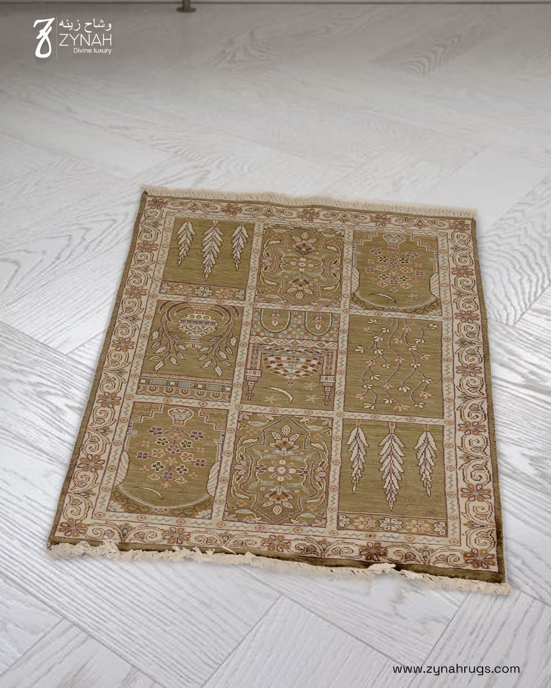 Moonlit Serenity Silk Prayer Mat