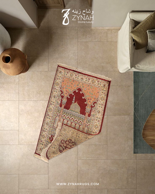 Radiant Faith Silk Prayer Mat