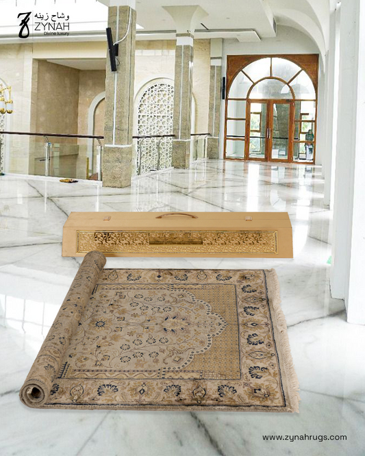 Sacred Bloom Silk Prayer Mat