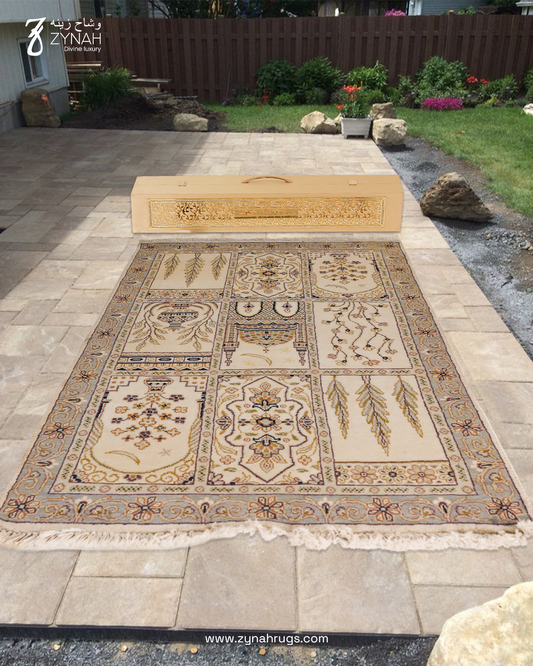 Shades of Serenity Silk Prayer Mat