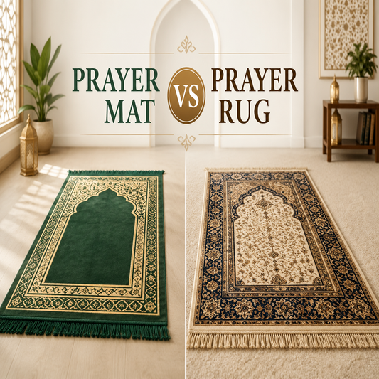 Prayer Mat vs Prayer Rug