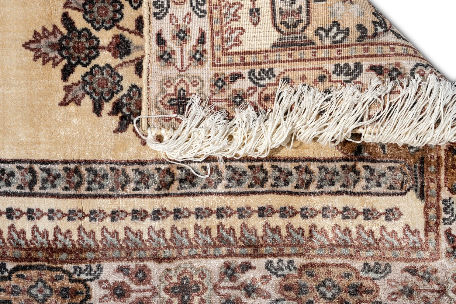 Beige Premium Viscose Prayer Mat