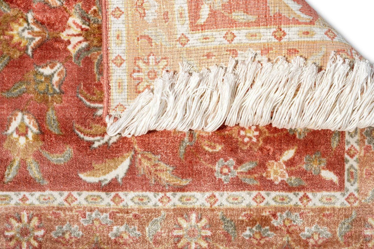 Rust Brown Viscose Prayer Mat