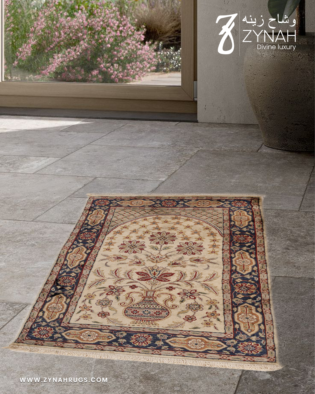 Faithful Horizon Silk Prayer Mat